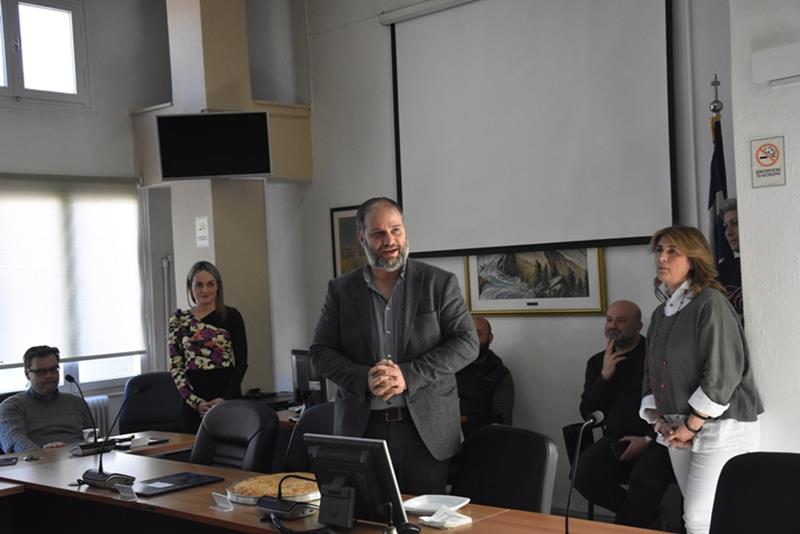 Η κοπή βασιλόπιτας των εργαζομένων του Δήμου Νάουσας 